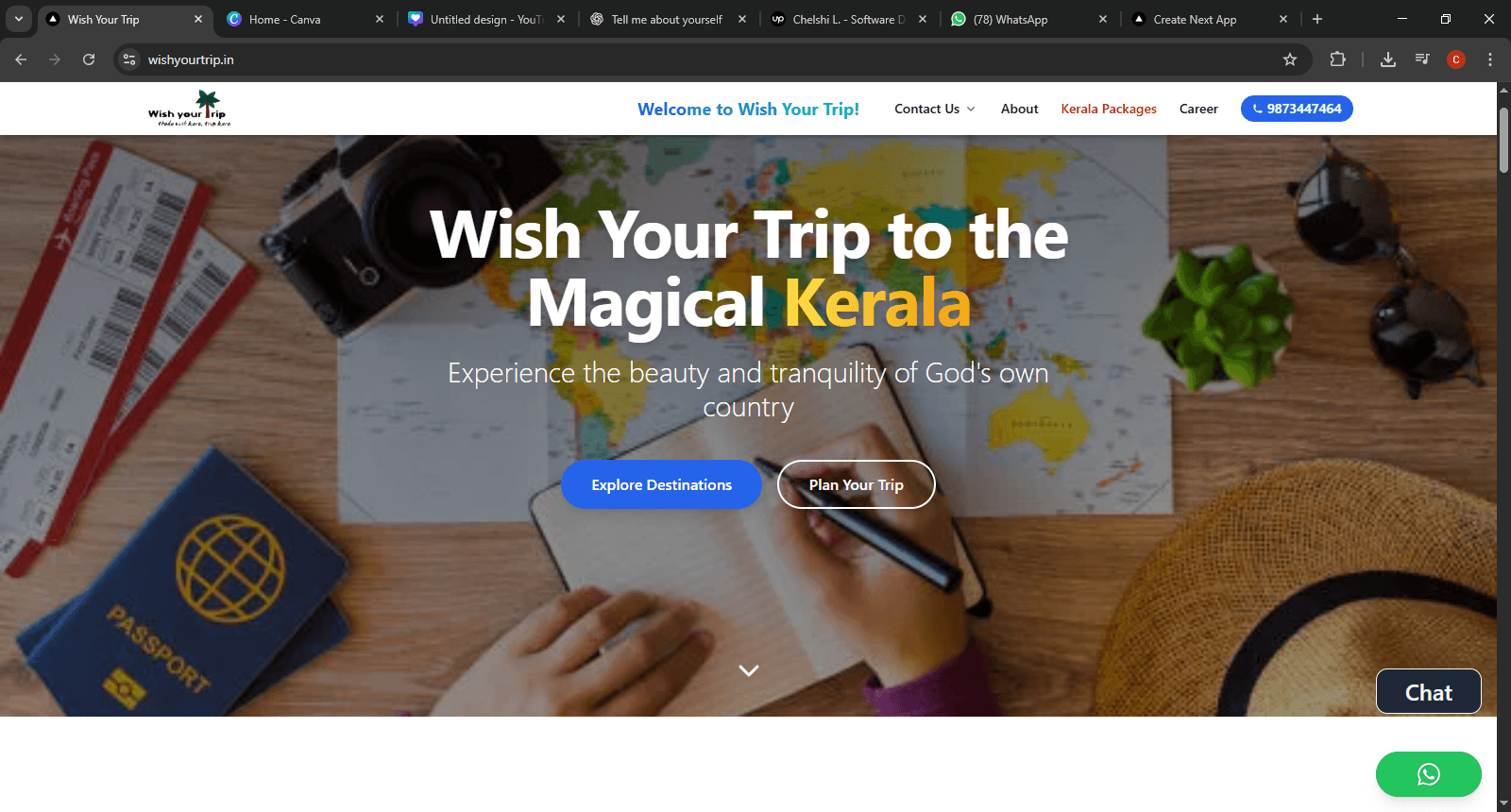 Web development case study